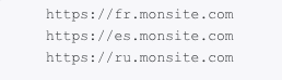 Code sous-domaine