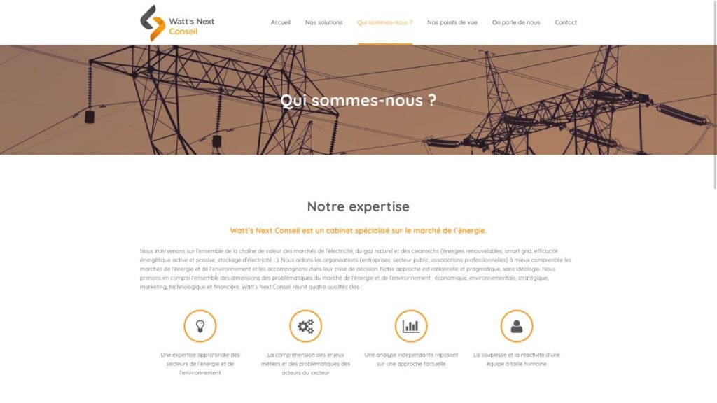 Page qui sommes-nous Watt's next