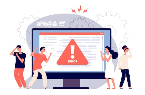 Erreur sur un site Woocommerce