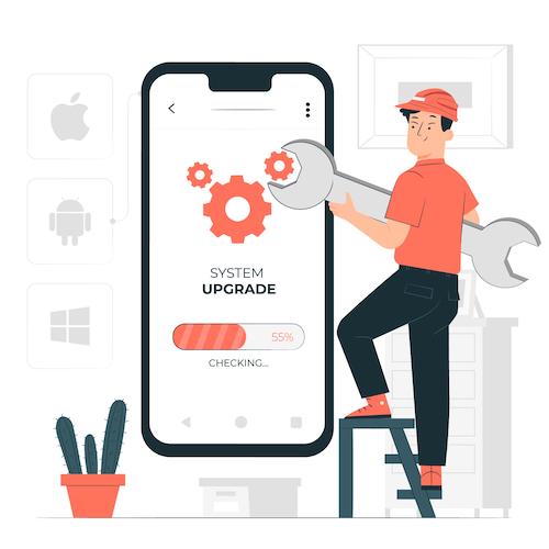 Problème de mise à jour sur un site web WordPress