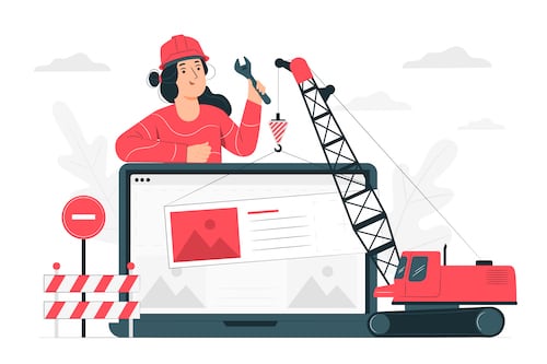 Site WordPress en train d'être réparé
