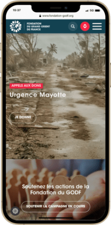 Capture page d'accueil