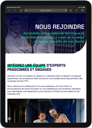 Page Nous rejoindre