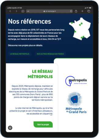 Section Nos références